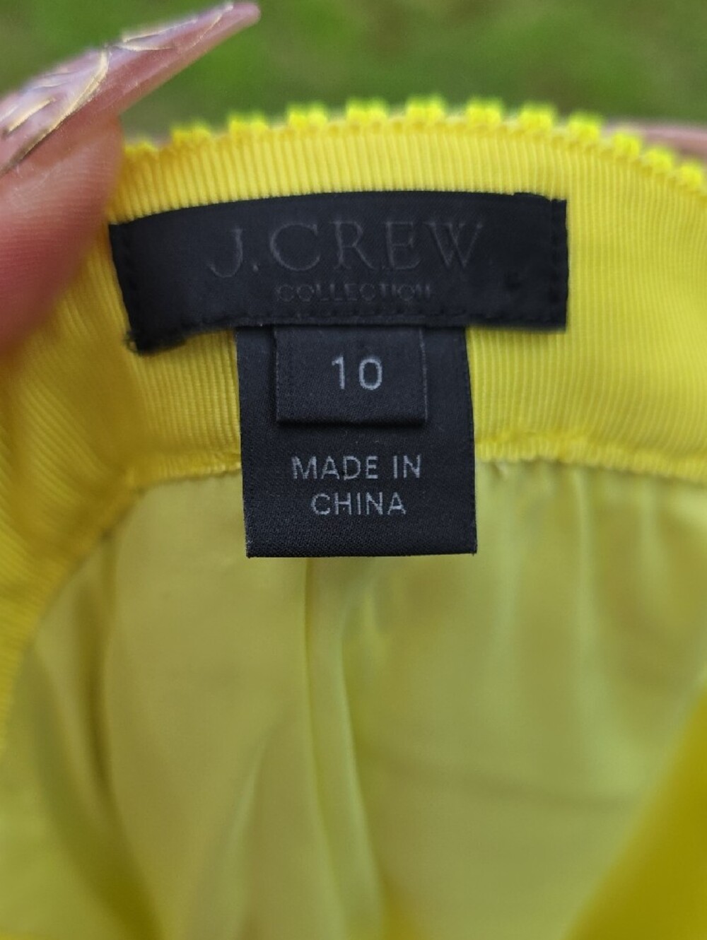 J. Crew Lime Mesh A-Line Skirt - Picture 4 of 5